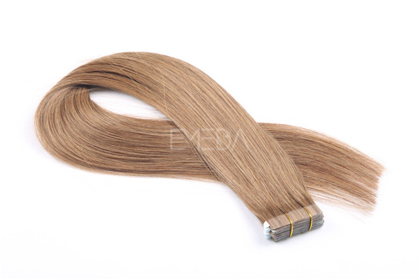 Double drawn Remy human hair Tape hair extensions in Dubai ZJ0021